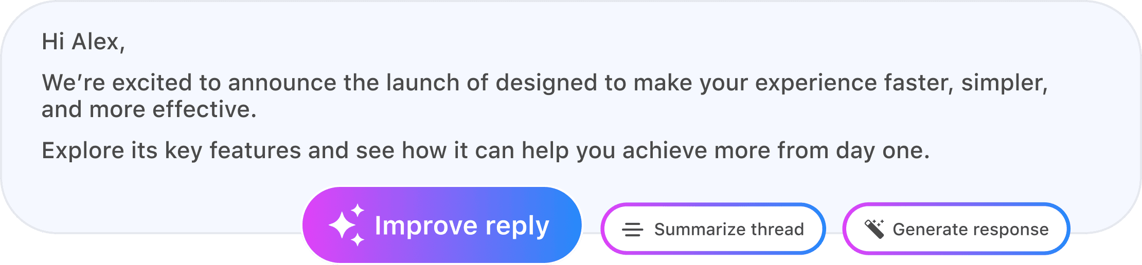 AI Drafting & Summaries